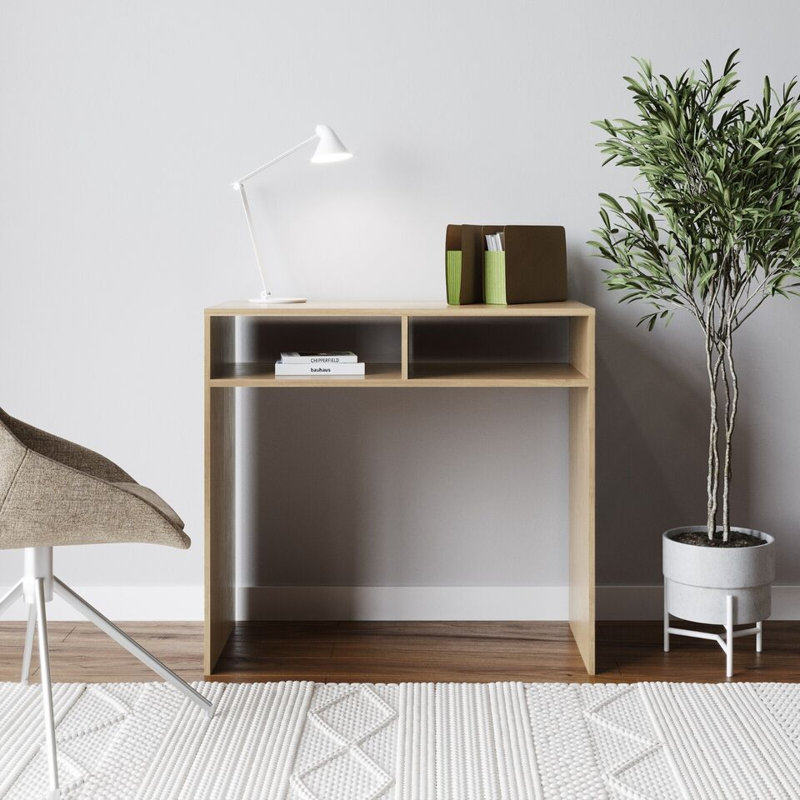 Olisa 80cm Solid Wood Console Table, Oak