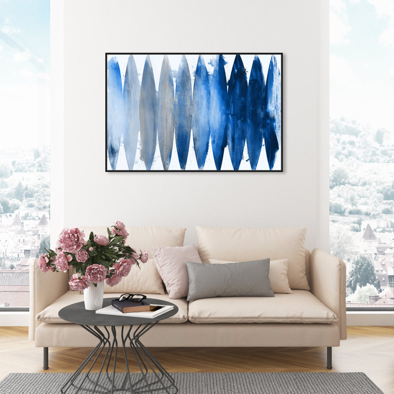 Tidal Waves Found - Peinture sur toile, H 30 po x l 45 po