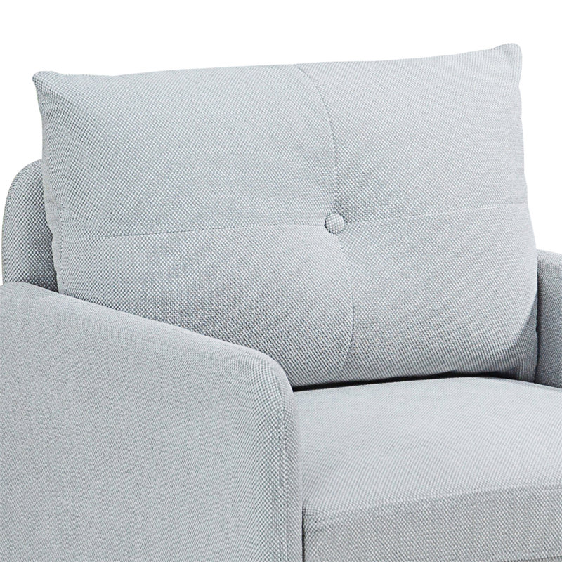 Fauteuil d'appoint rembourré, Sauge