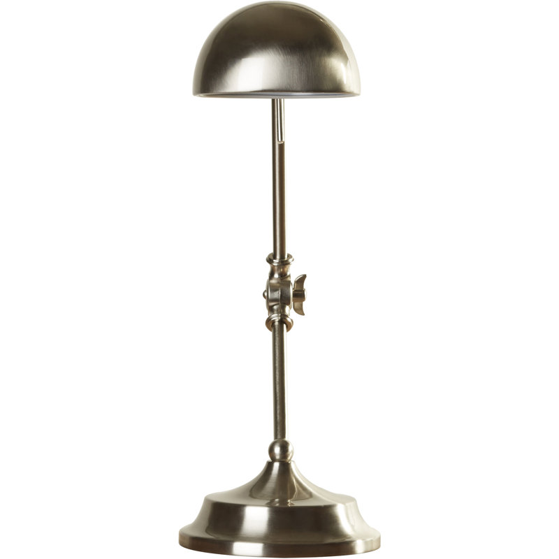 Adjustable Metal Desk Lamp, Antique Brass