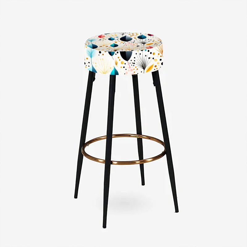 Ensemble de 2 tabourets de bar Botanical