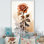 «Monochromatique» Rosegold Elegance I - Art mural rose