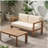 GENSER LOVESEAT & COFFEE TABLE