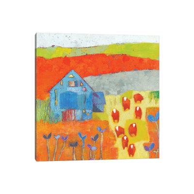 Dillwyn Barn by Sue Jachimiec - Wrapped Canvas Painting
