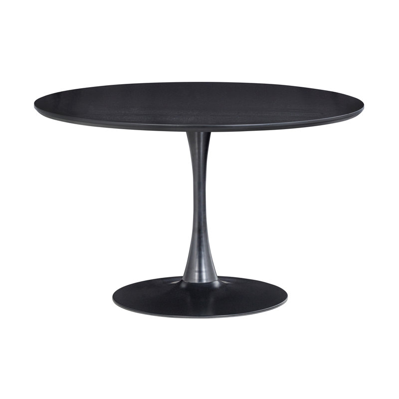 Round Metal Base Dining Table