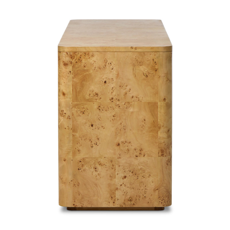 Mullins 6 Drawer Dresser-Natural Mappa Burl