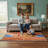 Furnish My Place Nieman 690 Rust Basketball Childrens Play Area Rug for Bathroom | Playroom & Kindergarten Classroom | Bedrooms | Contemporary Design |-2054117009