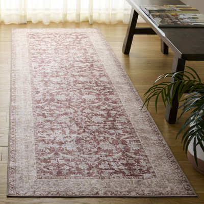 Motif oriental rétro lavable en machine 600 Heriz Vintage Tapis d'intérieur de style rétro