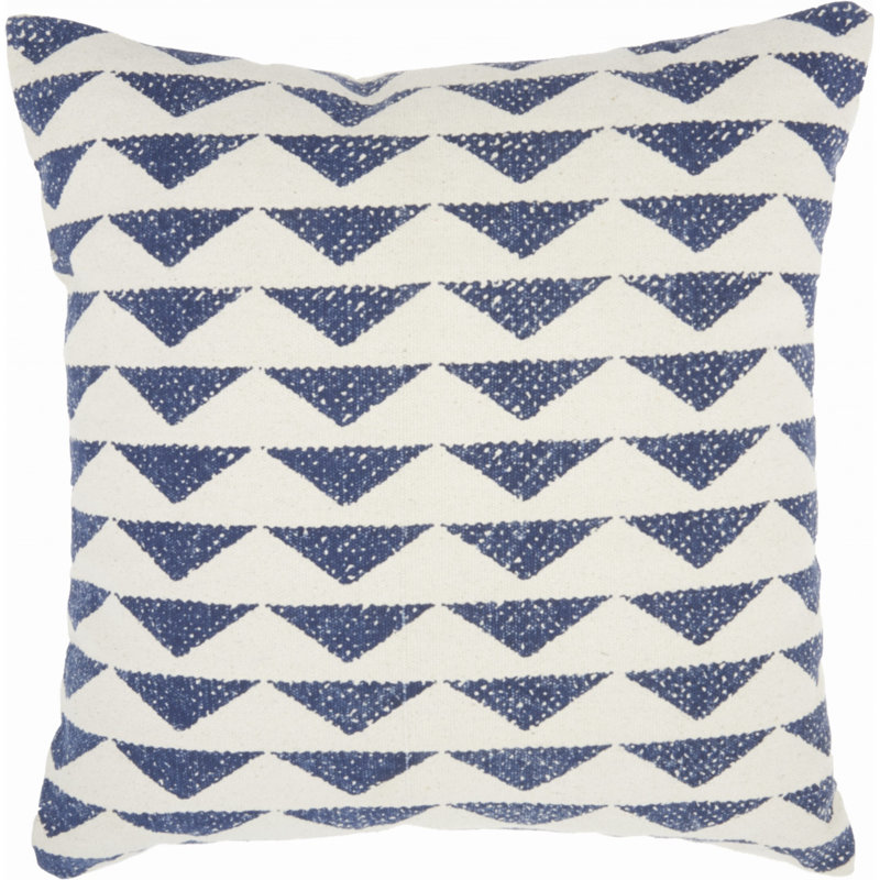 Geometric Cotton Throw Pillow