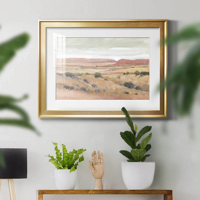 Southwest Landscape - reproduction de cadre photo, Or, L 42,5 po x H 30,5 po