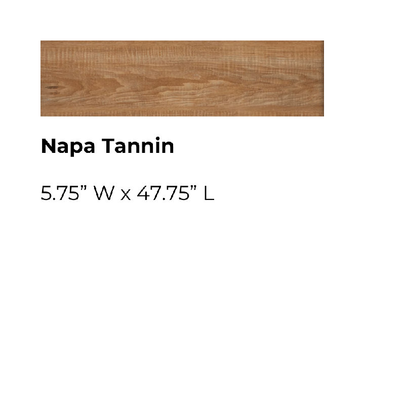ADURA®Rigid Napa 5.75" x 47.75" x 5.5mm Luxury Vinyl Plank, Tannin