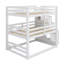Triple lit superposé avec escalier de rangement-1247392766