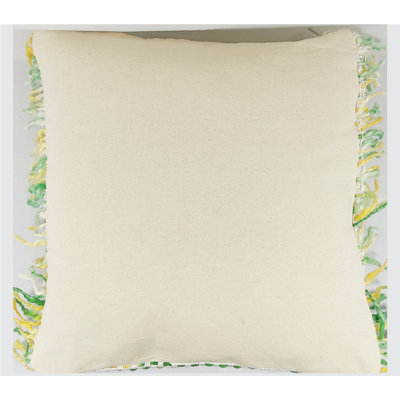 Chamiyah Fringed Cotton Pillow Cover