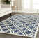 Noble Geometric Wool Hand Woven Area Rug
