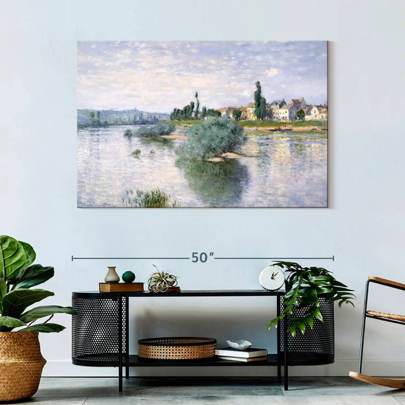 Alvord la seine à Lavacourt 1880, H 32 po x l 48 po