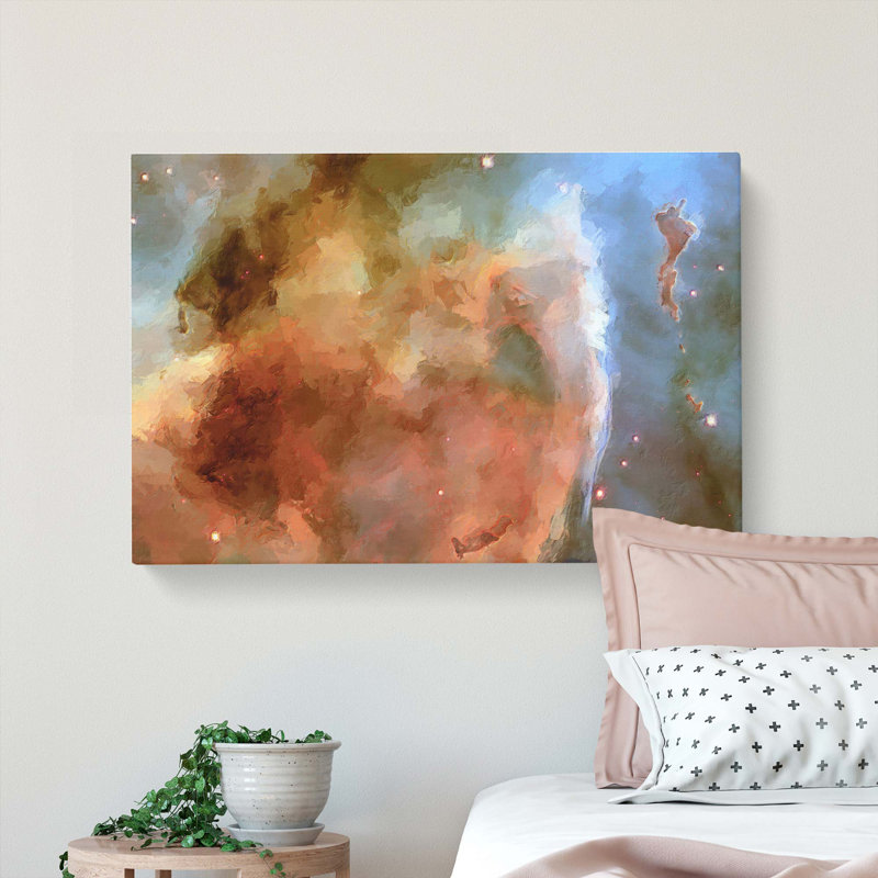 Universe Vol.40 In Abstract - Wrapped Canvas Painting, 35cm H x 50cm W x 3cm D