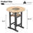 31.5 Inch All-Weather Patio Bar Table, Round HDPE Outdoor Table
