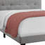  Structure de lit tapissier Madison Grey