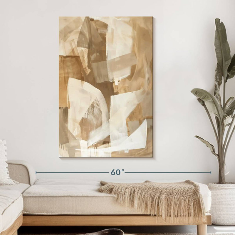 Neutral Blocks, 48" H x 32" W