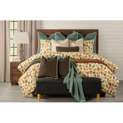 Seashell Print Duvet Cover Set