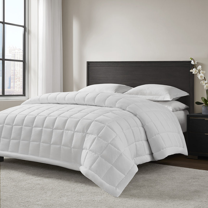 White Brushed Essential King Blanket