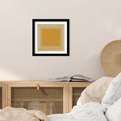 «Pastel Geometric 10» par Pearlstein, impression sur bois encadrée