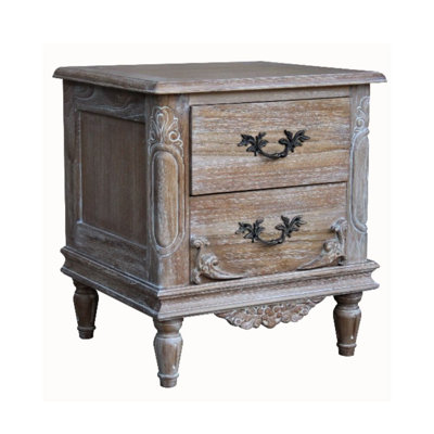 45cm W Solid Wood Bedside Table