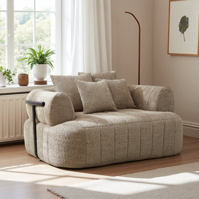 Fauteuil surdimensionné de 64 po avec méridienne et siège désossé 64 po