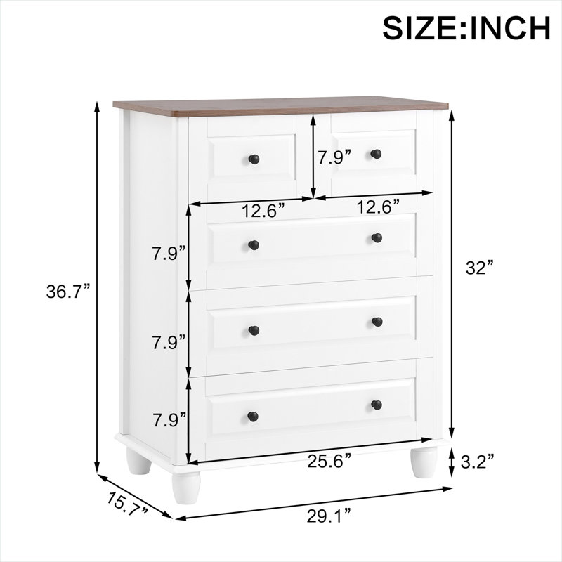 Commode à 5 tiroirs