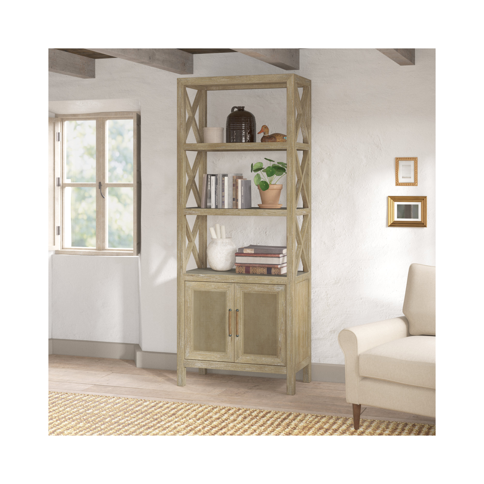Surfrider Standard Bookcase, Natural