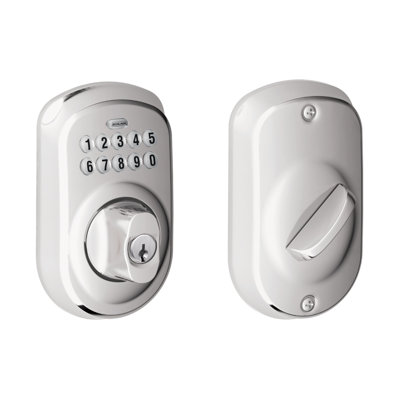 Schlage Keypad Deadbolt with Plymouth Trim