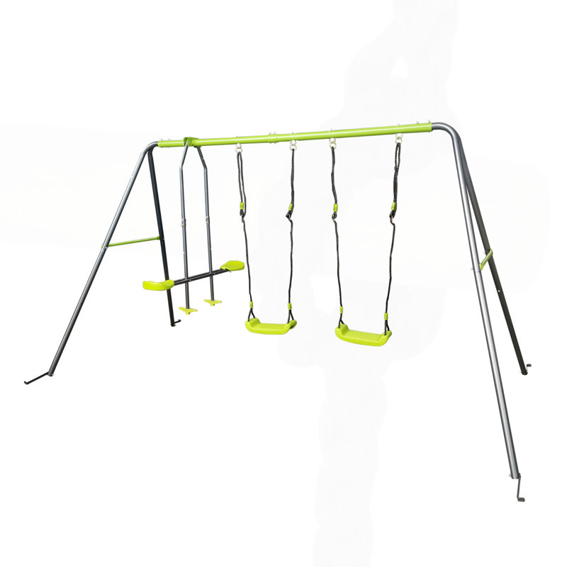 Ensemble de balançoire intéressant vert lime