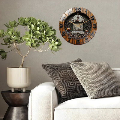 Horloge murale de Halloween