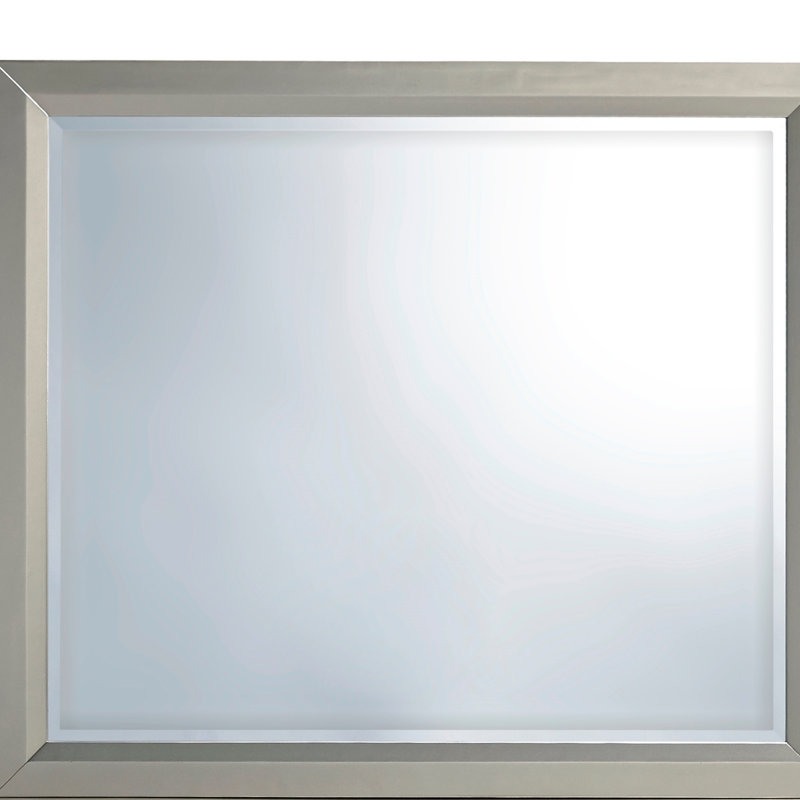Miroir Chloe, Argenté / Gris
