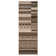 Geometric Machine Washable Rug for Living Room Bedroom Striped Non-Slip Low Pile Rubber Backing Area Rug for Playroom Office Kitchen Dining Room Dorm and Bedside Decor