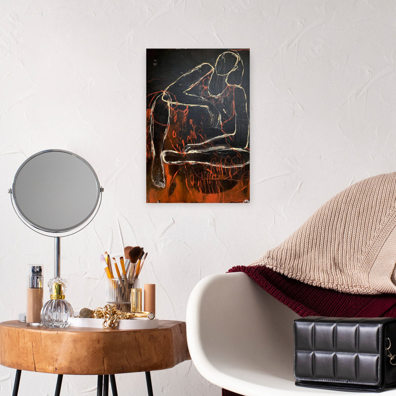 Contemporary Art Abstract Contemporary Modern Wall Art by Magdalena Krzak - Wrapped Canvas Print, 45.72 cm H x 30.48 cm W