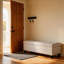 Banc de rangement en mélange de lin 51 po