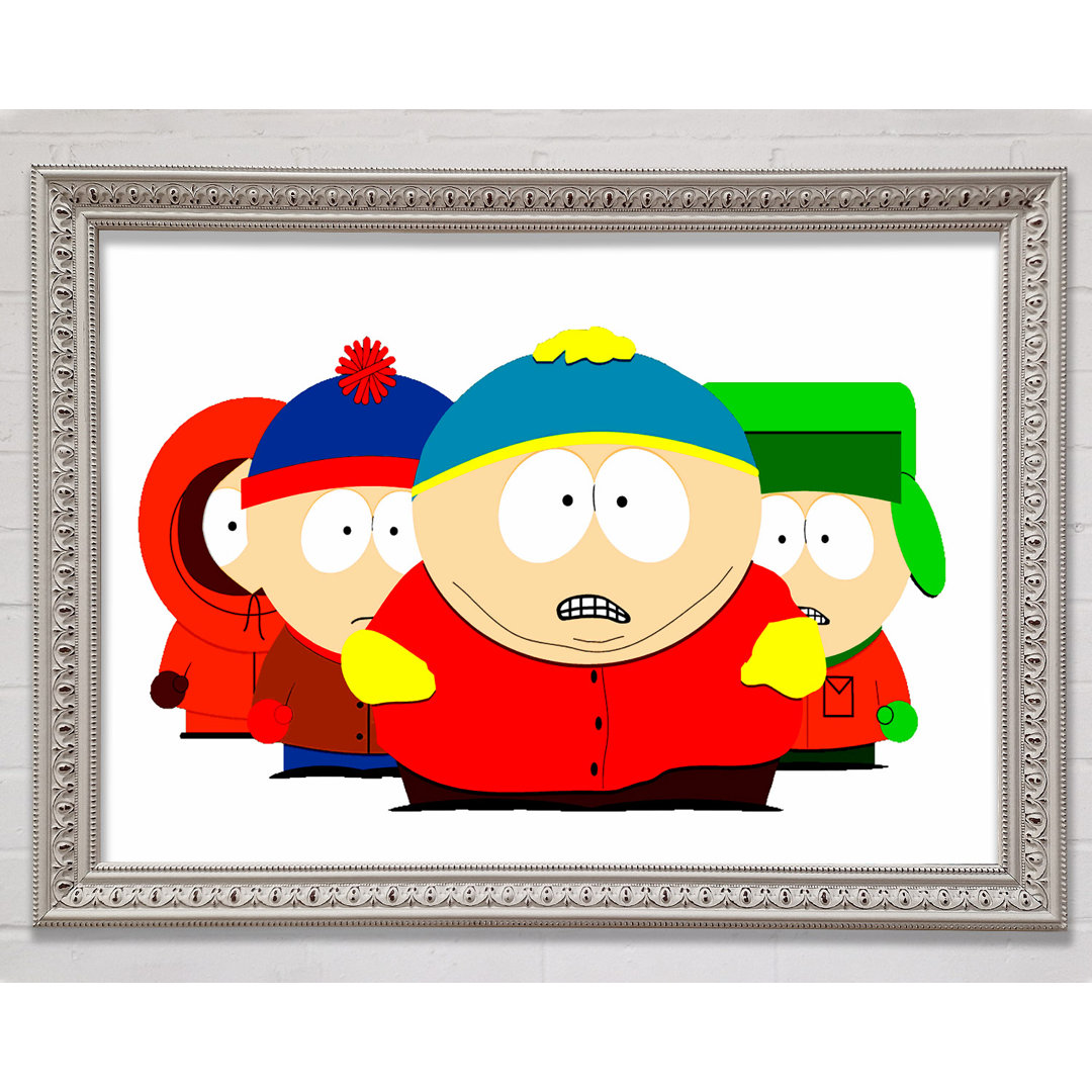 South Park Charaktere Gerahmter Druck