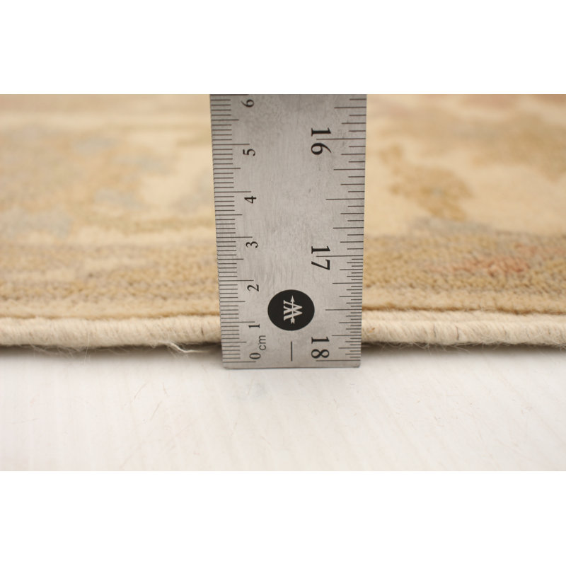 Tapis en laine noué à la main ivoire Gorecki