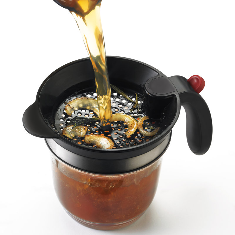Cuisipro Fat Separator, Easy Drain, 1 Litre Capacity, Dishwasher Safe