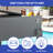 Edrosie Inc 80 Quarts Classic Outdoor Patio Rolling Cooler with Wheels and Bottle Opener-98664787