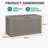 120 Gallon Large Lockable Resin Deck Box-129232186