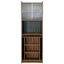 Bureau d'ordinateur pliant avec rangement