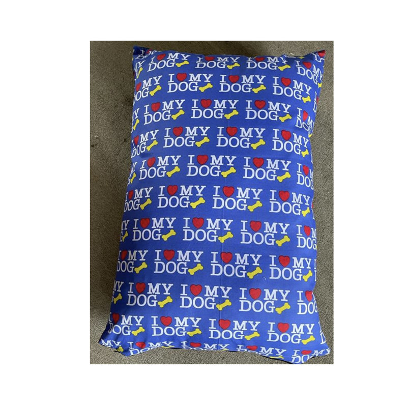 Lafrance Animal Print Pet Bed, Blue