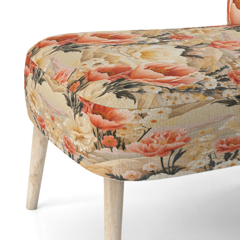 Chaise d'appoint rembourrée Sandy