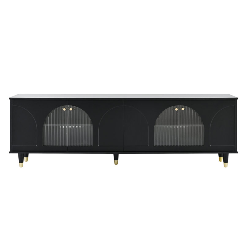 Egron 69.6'' Console Table, Black