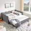 Pleine grandeur Alianna avec lit gigogne simple et port USB-715566309