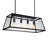 31" Black Chandelier for Dining Room, Farmhouse – 4-Light Industrial Modern Design with E26 Bulb Base – LED Compatible, Vertical Downlight – BACL Certified
