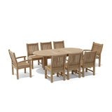 Bahama Outdoor 9 - Piece Teak Dining Set