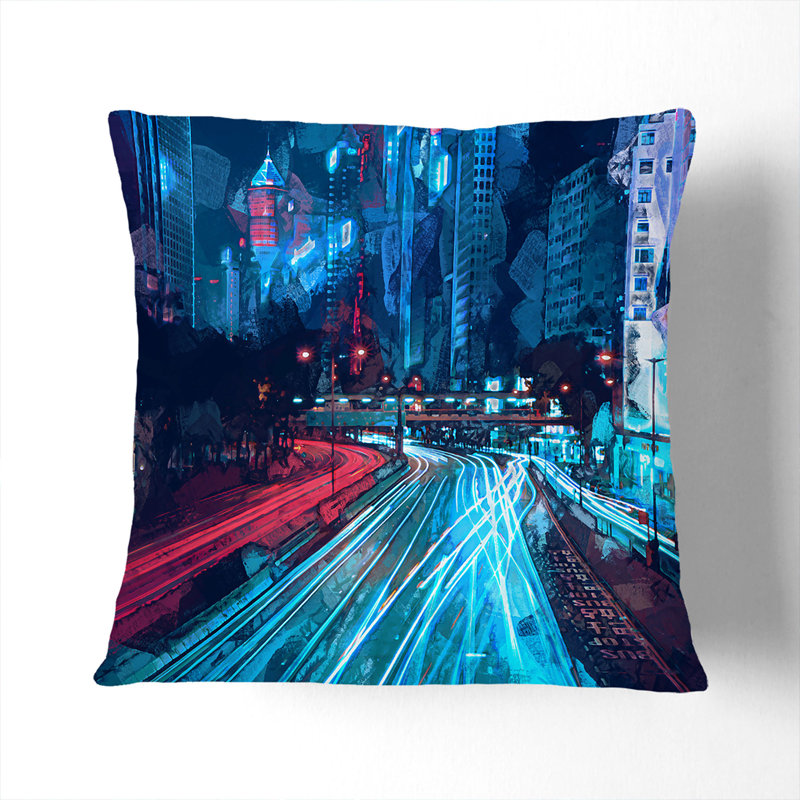 Square Cushion, 55cm H x 55cm W x 20cm D, Black